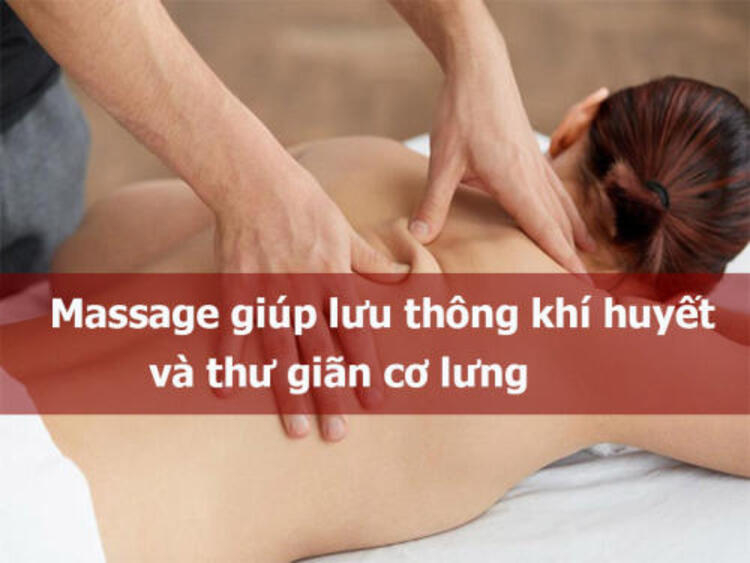 Massage giúp người bệnh giảm nhanh triệu chứng đau lưng trên khó thở 